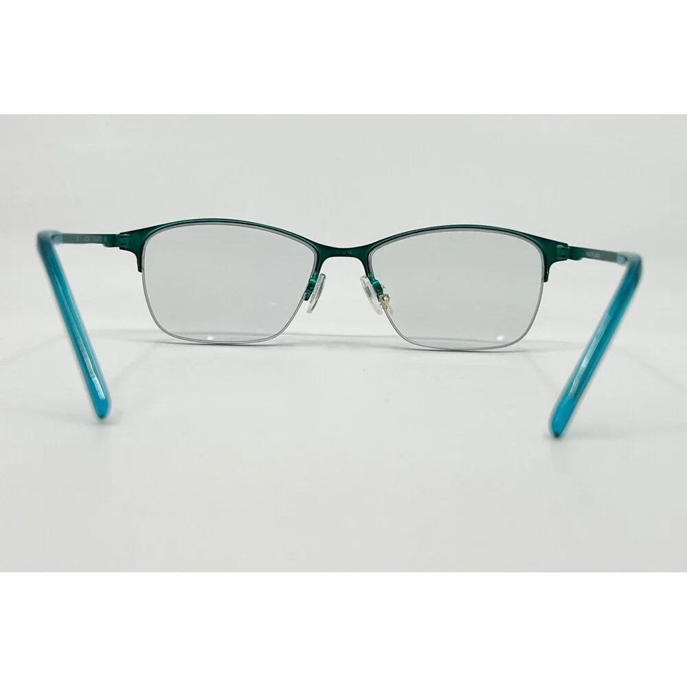 Hard Candy Eyeglasses Womens Teal HC264 Tealriffic Semi-Rimless 54-18-140